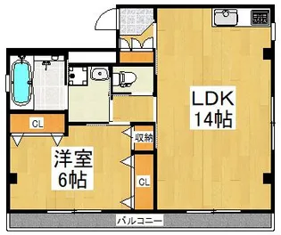 醍醐マンション【3階】の間取り