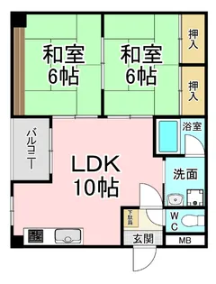 ホープ流星【3階】の間取り