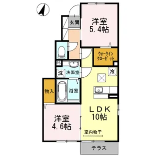 ヴァンヴェール【1階】の間取り