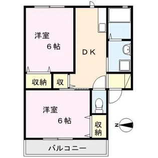 バウハウス【2階】の間取り
