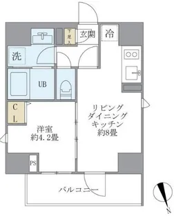 La Perla Yotsuya【5階】の間取り