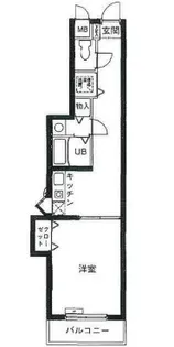菱和パレス代々木公園【1階】の間取り