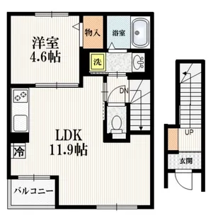メルヴェーユ【2階】の間取り