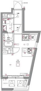 ユリカロゼAZ亀有【1階】の間取り