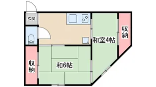 富士マンション【3階】の間取り