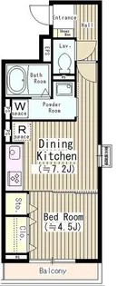 ヒルズ・アビーロード・王子神谷【2階】の間取り