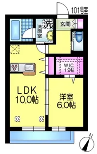 メゾンGM【1階】の間取り