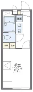 レオパレスSUN【2階】の間取り