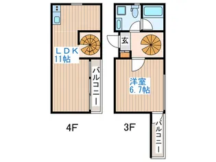 DoMA Shinjyukuの間取り