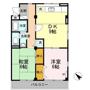 フォルテーヌ東葛西【2階】の間取り