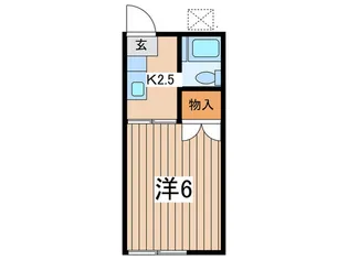 SKハイツII【1階】の間取り