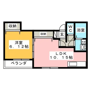 ドミールGA【2階】の間取り