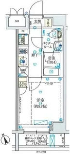 神奈川県横浜市中区日ノ出町2【マンション】の間取り