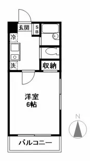 東京都中野区本町2【マンション】の間取り