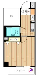 アリーチェ高田馬場【1階】の間取り