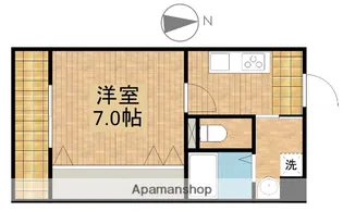 アモリールII【1階】の間取り