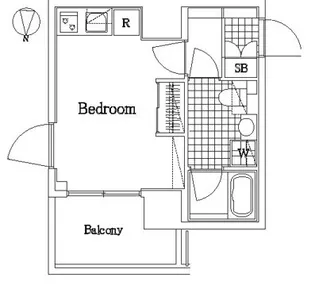 ザ レジデンス オブ トーキョーJY10【2階】の間取り