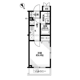 プレール・ドゥーク上池袋【1階】の間取り