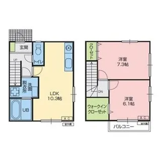 岩手県岩手郡雫石町源大堂【一戸建】の間取り
