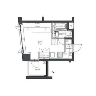 東京都中央区日本橋人形町2【マンション】の間取り