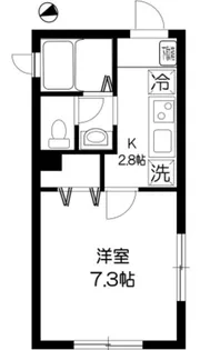 エミネンス千早【2階】の間取り