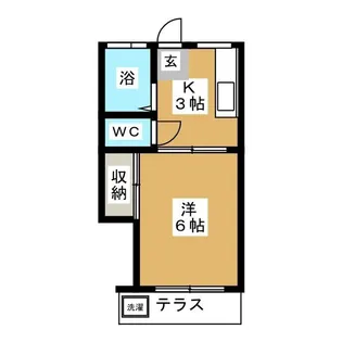 国府台ドリームハイツ【2階】の間取り