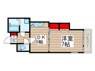 WOODY VALLEY江戸川【3階】の間取り