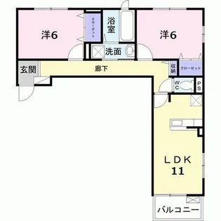 カレント(current)【2階】の間取り