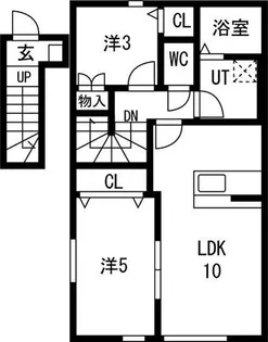 TX前沢 A【2階】の間取り