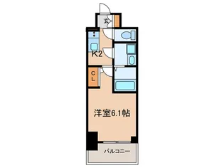 エスリード神戸ラ・コスタ【8階】の間取り