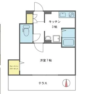 サウスガーデン【1階】の間取り