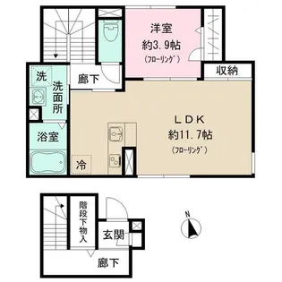 カサグラン池袋【2階】の間取り