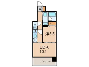 ZOOM日本橋蛎殻町【4階】の間取り