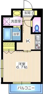 メゾン gloire【1階】の間取り