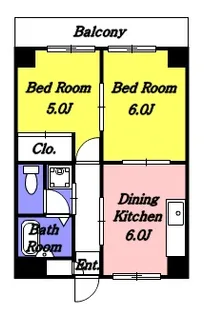 ルーチェ神大寺【3階】の間取り