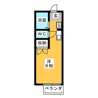 マンハイム谷口【1階】の間取り
