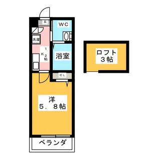 ピエスソフィア希望ヶ丘【2階】の間取り
