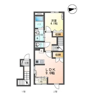 L I N K(リンク)【2階】の間取り