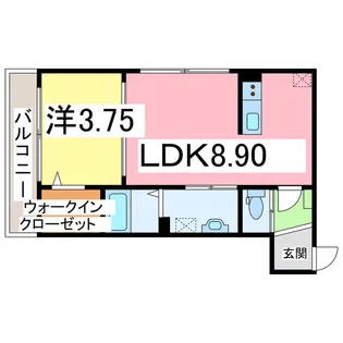 フェリーチェVI【3階】の間取り