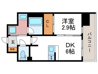 仮)ゼフィランサス西大路【2階】の間取り