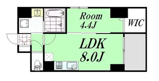 ローズコーポ堺筋本町【10階】の間取り