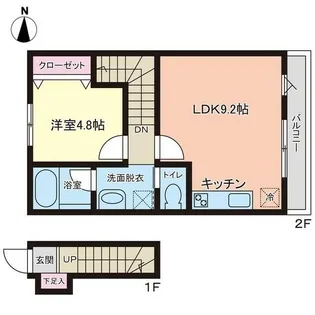 PREMORY名取駅前【2階】の間取り