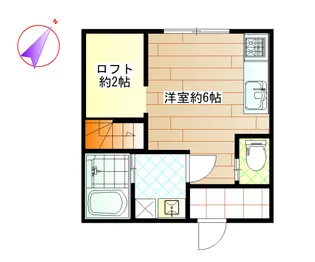 セゾンドウララ【1階】の間取り