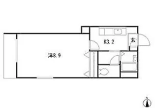ジュアーン高輪【1階】の間取り