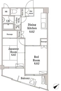 旭泉マンション【1階】の間取り