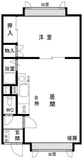 藤コーポ【2階】の間取り