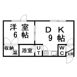 金盛マンション【1階】の間取り