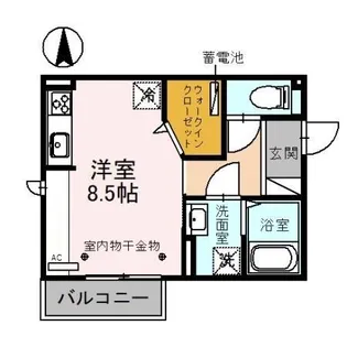 グレースローズ【2階】の間取り