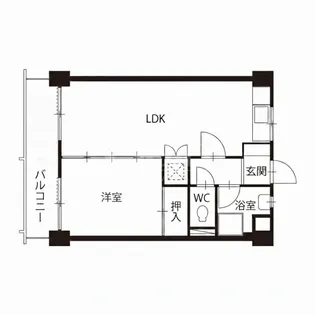 城西島塚ビル【1階】の間取り