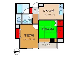 イーストビル【7階】の間取り